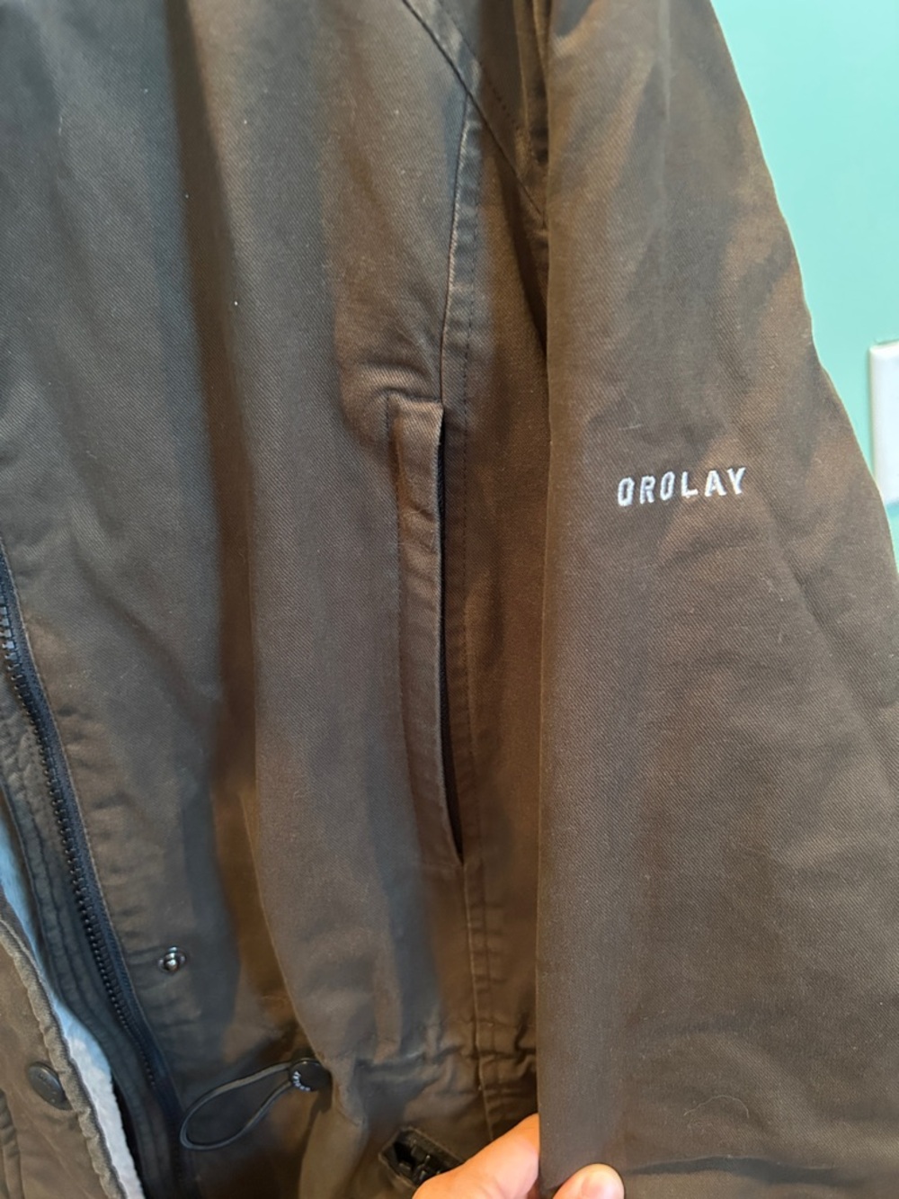 Women’s Orolay Fleece Lined Hooded Parka Jacket - Picture 9 of 13
